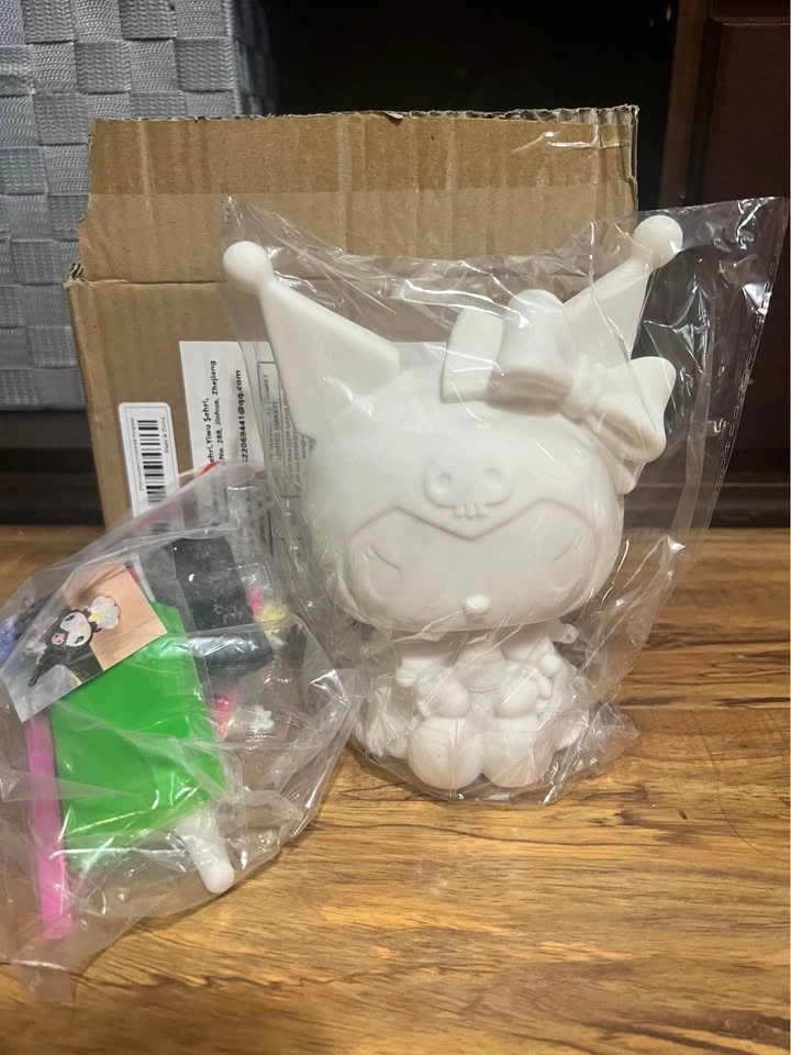 Kuromi DIY Gem Stone coin bank - photo 2