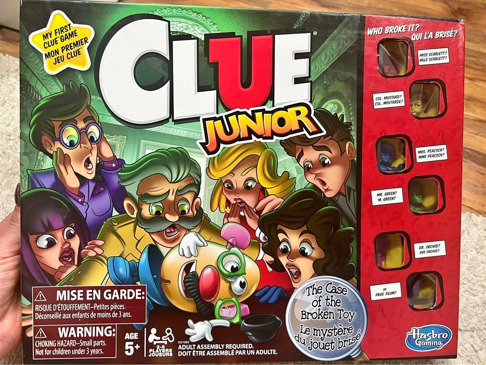 Board game “Clue Junior My First Clue”