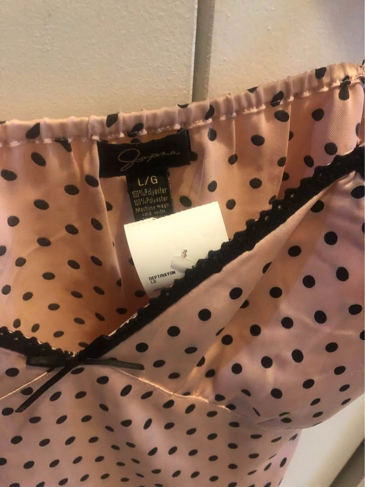 ⚽️ NEW Pink Polka Dot Cami Top - L/G - photo 2