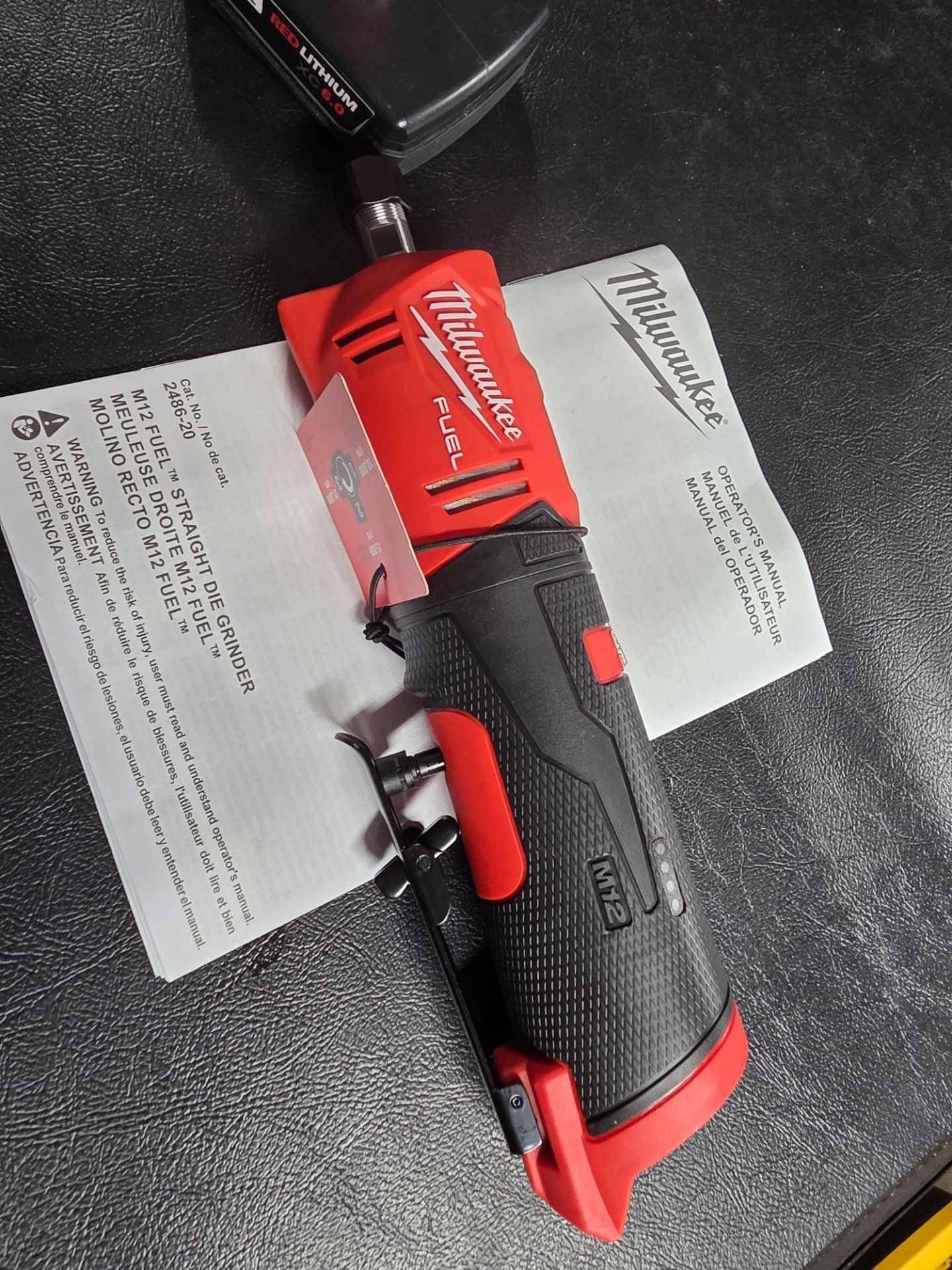 Milwaukee fuel m12 straight die grinder + 6.0 battery - photo 2