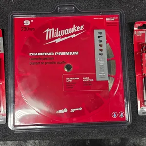 Milwaukee concrete blade and drill bits