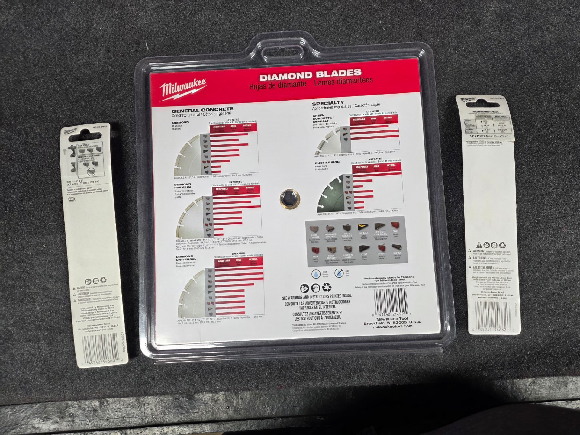 Milwaukee concrete blade and drill bits - photo 2