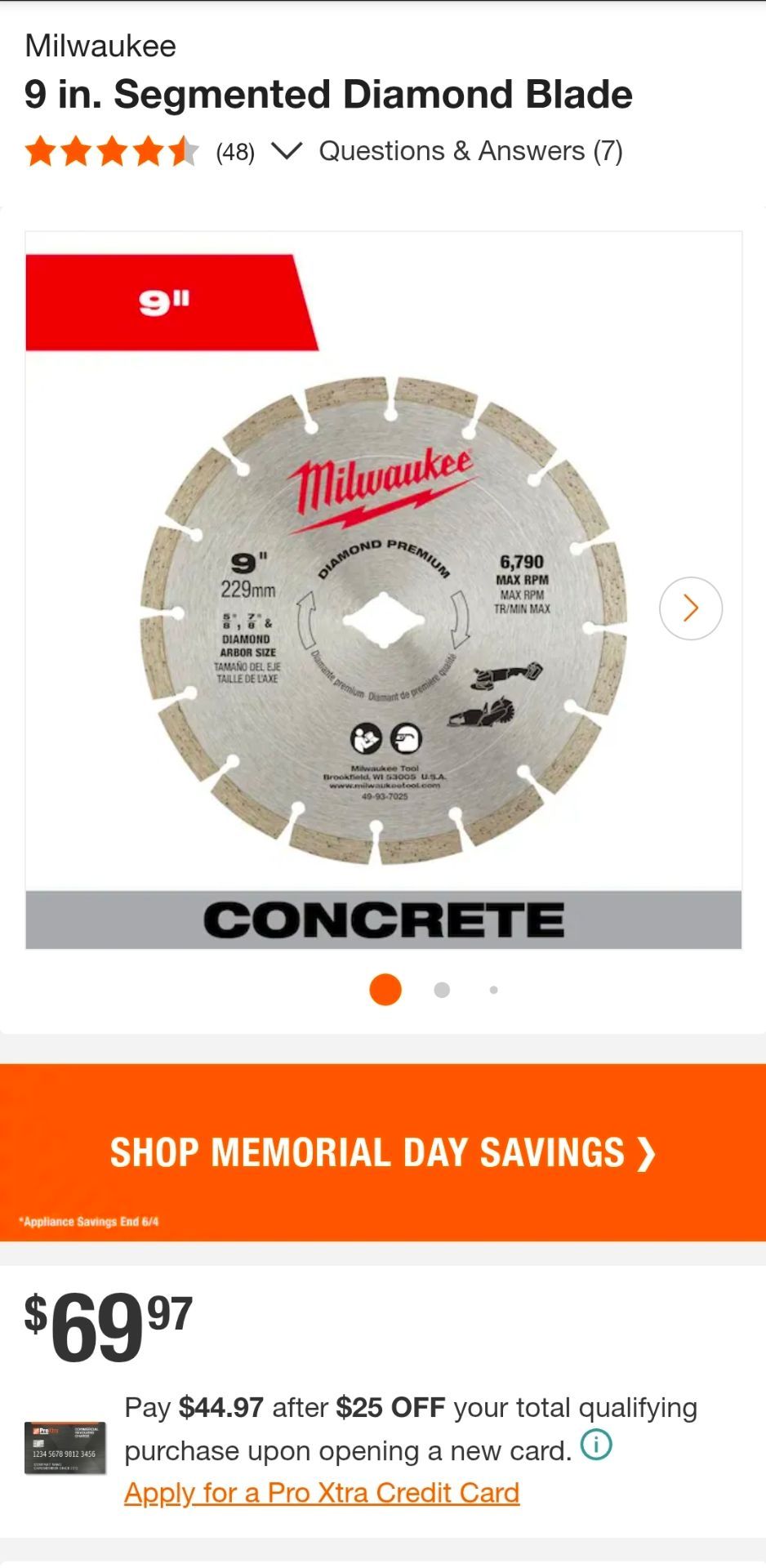 Milwaukee concrete blade and drill bits - photo 5