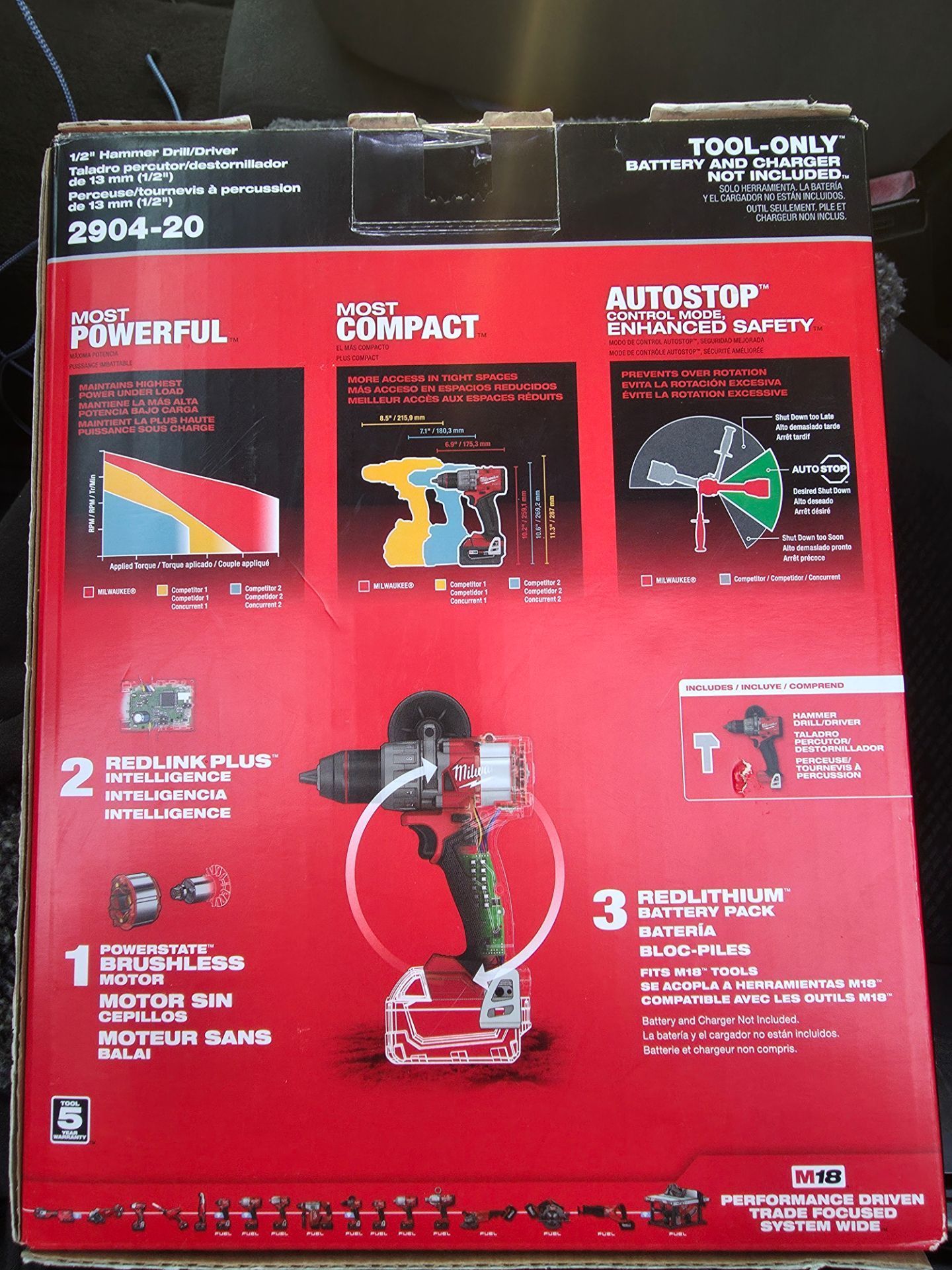 Milwaukee m18 hammer drill new - photo 2