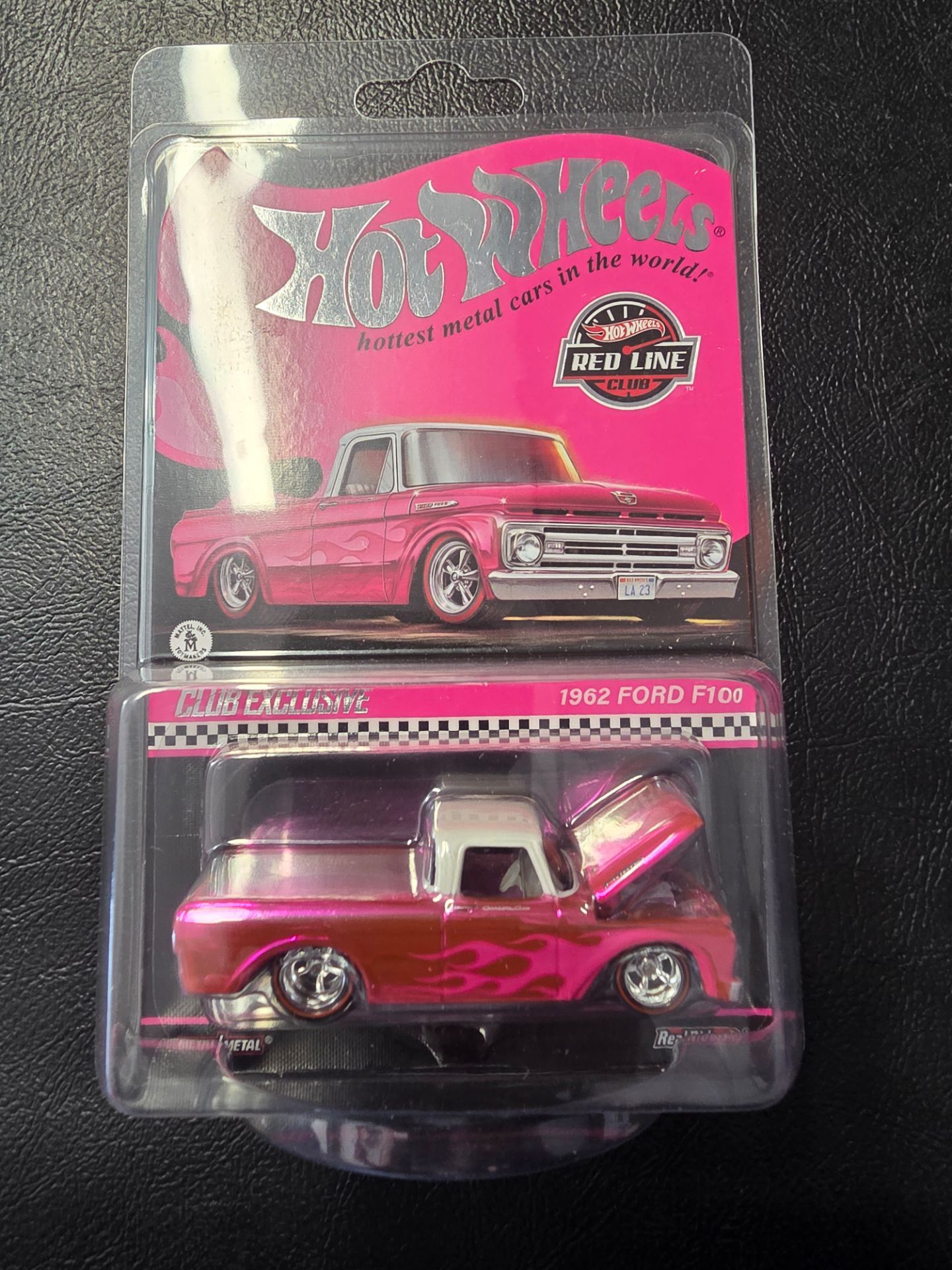 2023 Hot Wheels RLC 1962 Ford F100 Pink Pickup - photo 2