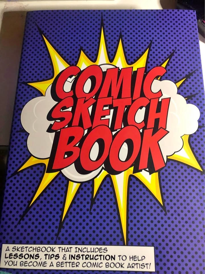 ⚽️ NEW Comic Sketch Book with Drawing Lessons