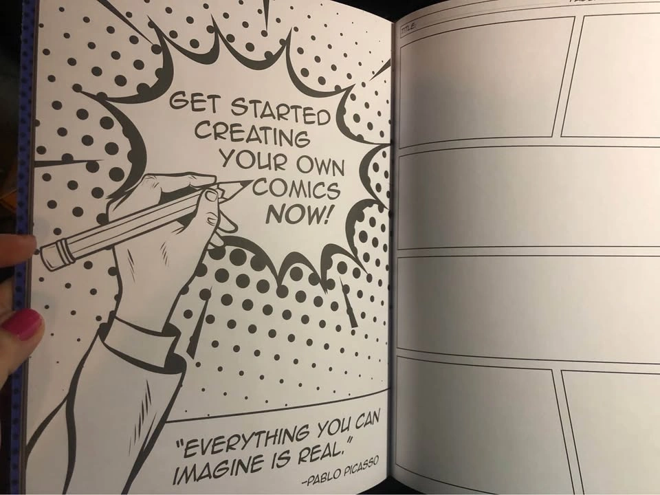 ⚽️ NEW Comic Sketch Book with Drawing Lessons - photo 2