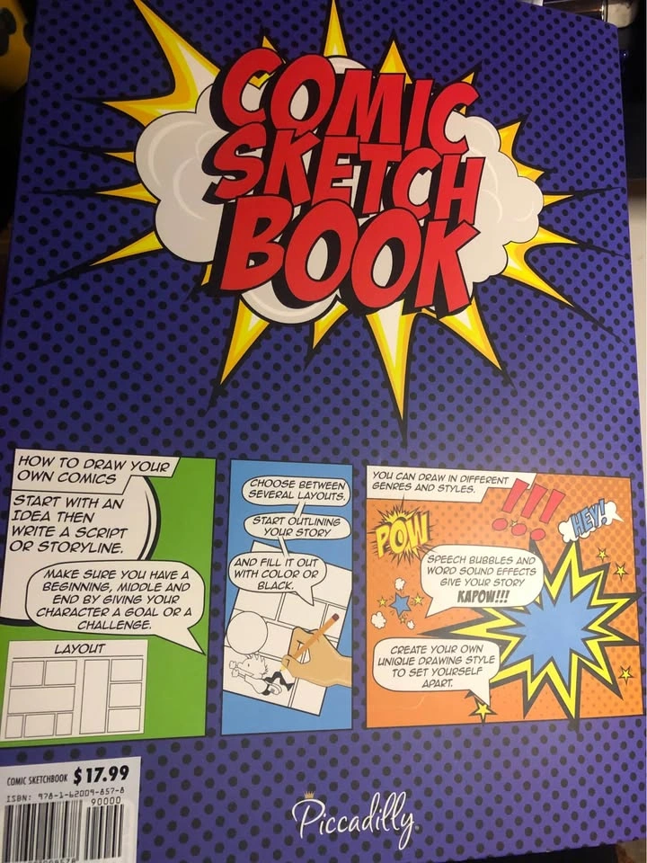 ⚽️ NEW Comic Sketch Book with Drawing Lessons - photo 3