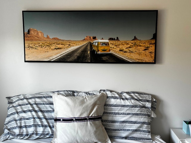 Framed Van Road Trip Wall Art