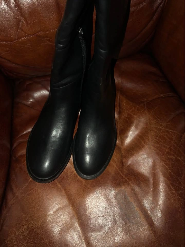 ⚽️ NEW Steve Madden Black Knee-High Boots size 36 - photo 2