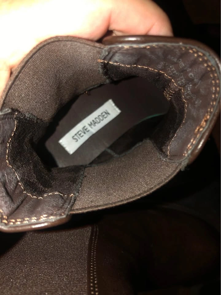 ⚽️ NEW Steve Madden Brown Chelsea Boots - photo 5