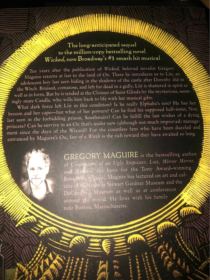 ⚽️ NEW Son of a Witch by Gregory Maguire -Sequel to Wicked - photo 2