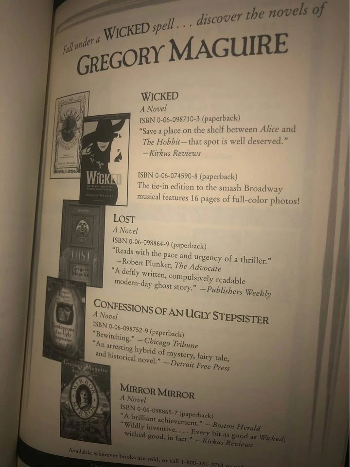 ⚽️ NEW Son of a Witch by Gregory Maguire -Sequel to Wicked - photo 3