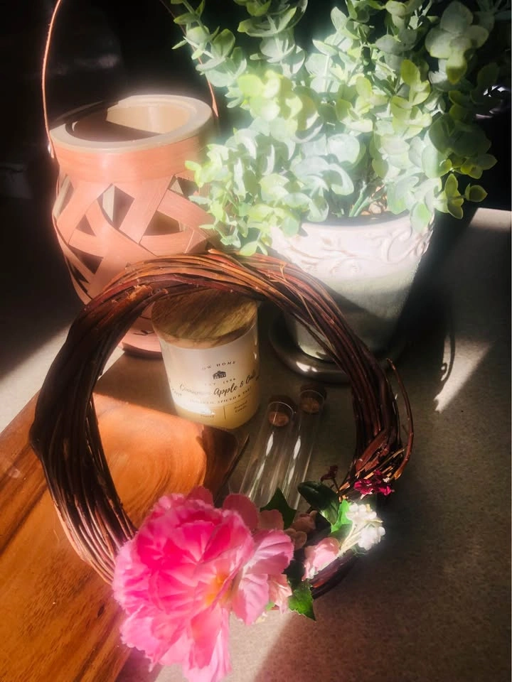 ⚽️ Home Lot: Outdoor Candle, Faux Eucalyptus, Wood Platter, etc - photo 5