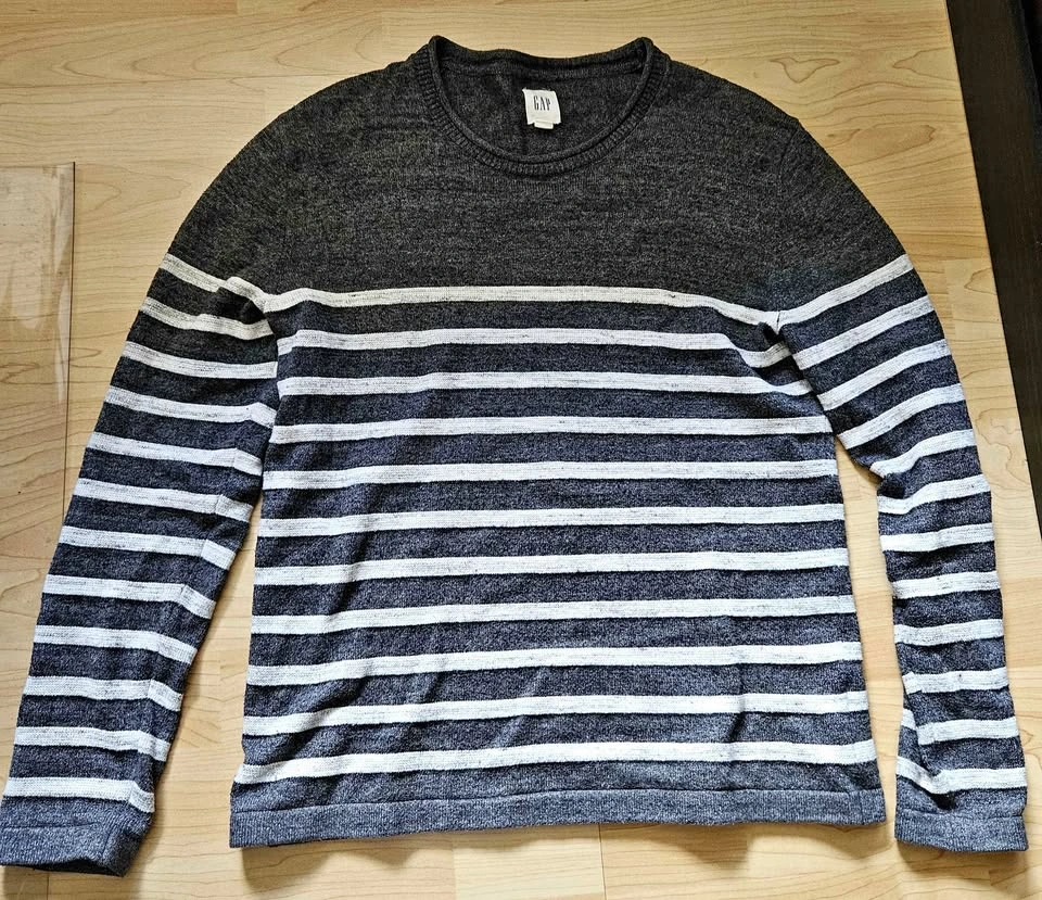 Mens striped sweater