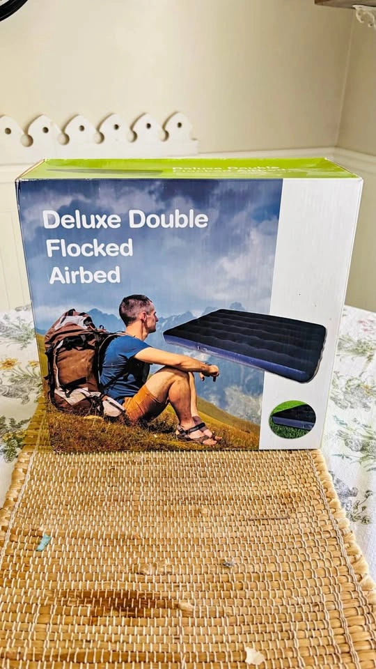 Double Size Air Mattress and Pump *BRAND NEW*