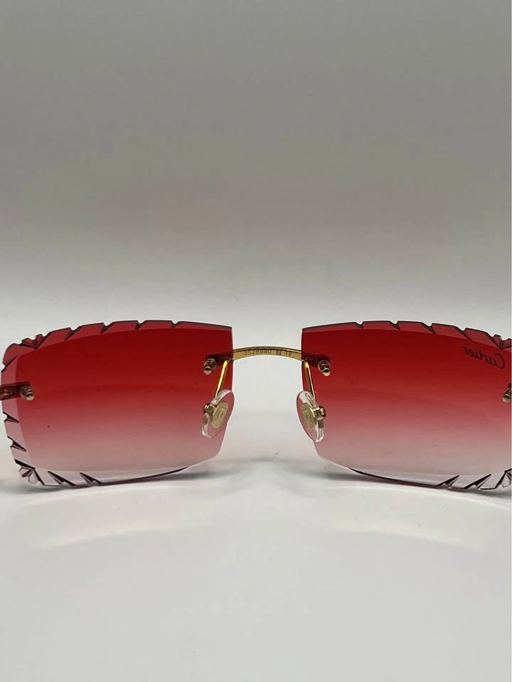 *(💲200)* Red Diamond cut Cartier sunglasses - photo 4