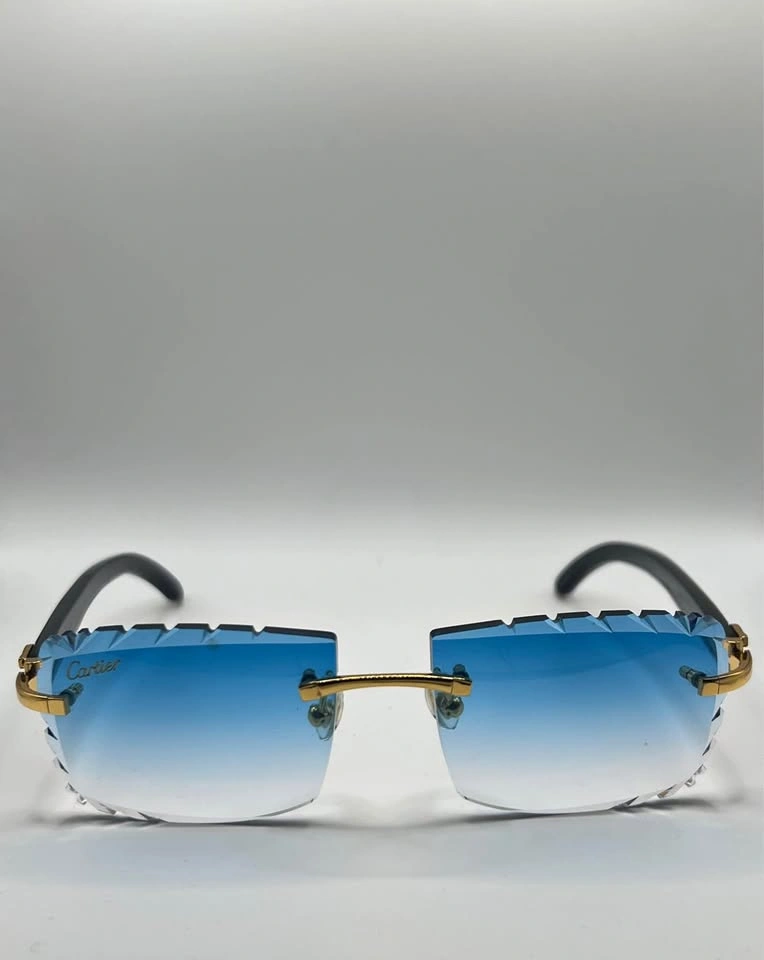 *(💲200)* Dark blue to white gradient Cartier sunglasses
