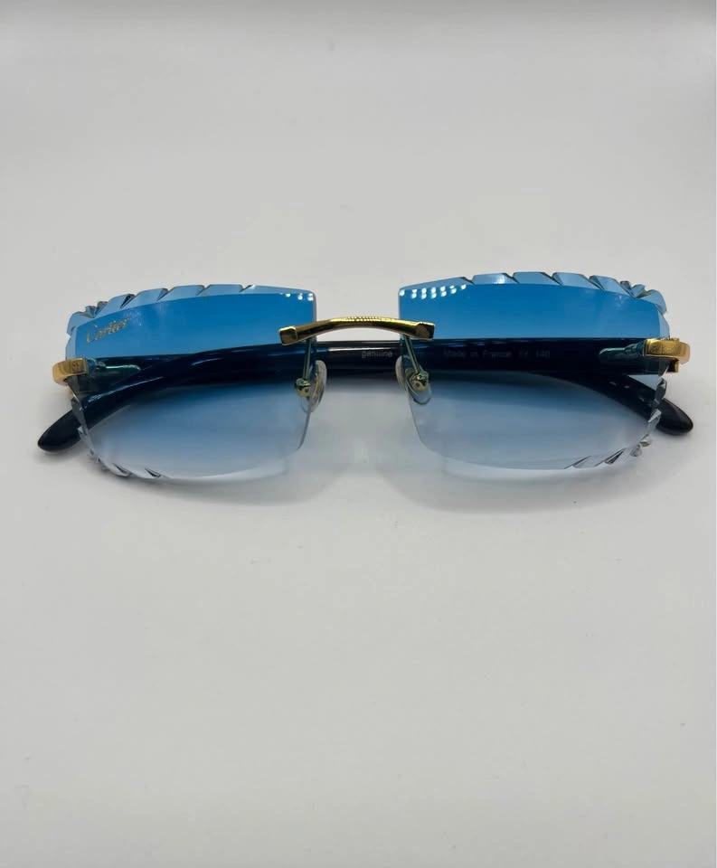 *(💲200)* Dark blue to white gradient Cartier sunglasses - photo 4