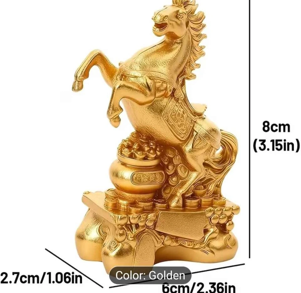 2026 Feng Shui Horse Statue for Decor or Gift - photo 3