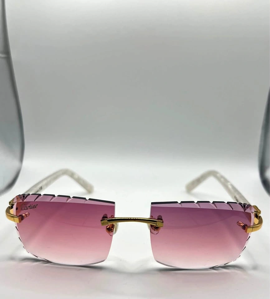 *(💲200)* Pink Diamond Cut Cartier Sunglasses