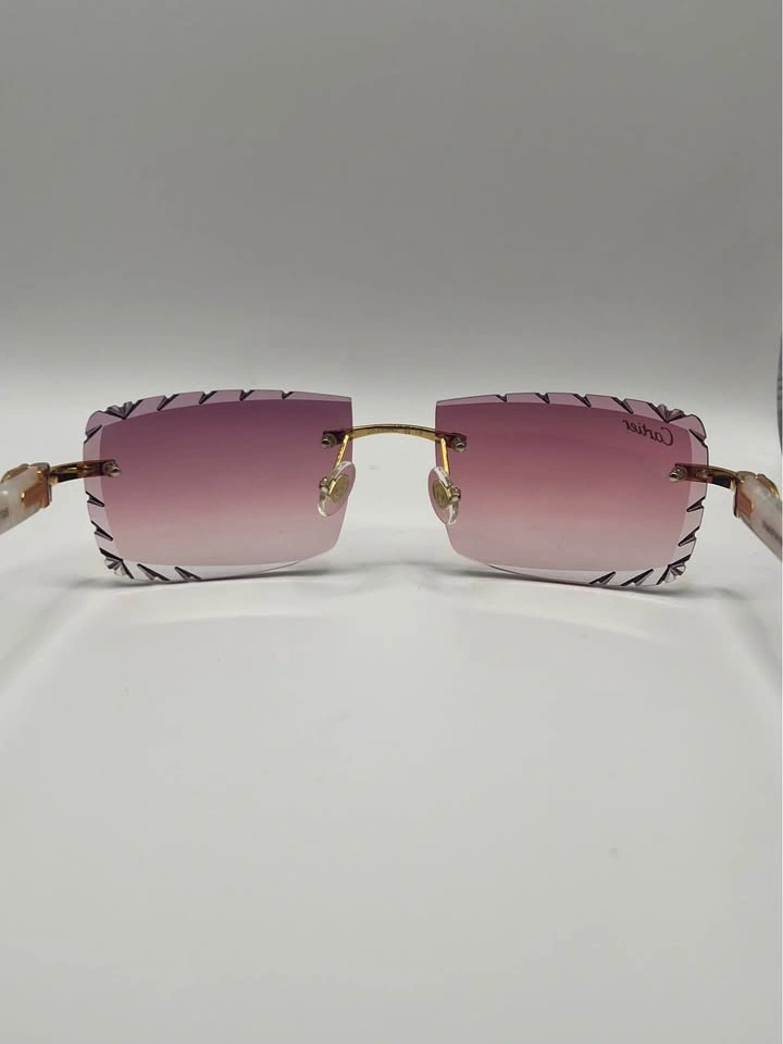 *(💲200)* Pink Diamond Cut Cartier Sunglasses - photo 4