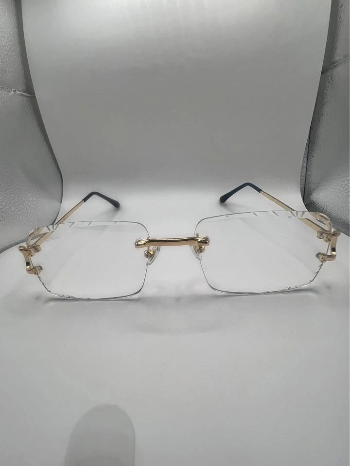 *(💲70)* Clear Diamond Cut Cartier Sunglasses