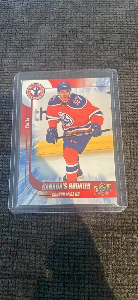 Connor McDavid Rookie Hockey Card Upper Deck 2016