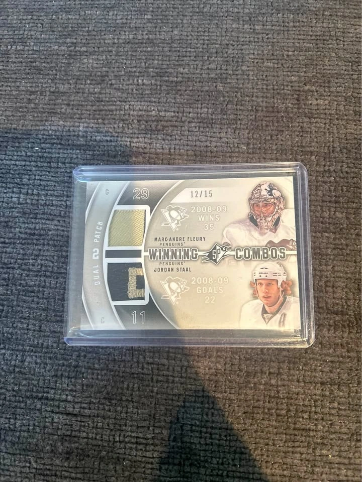 2011-12 SPx Winning Combos Dual Patch - Fleury/Staal #12/15