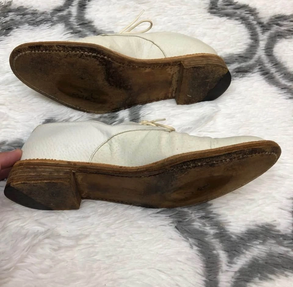 Robert Clergerie White Oxfords 8.5 B - photo 2