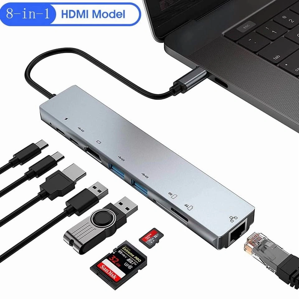 Brand new 8 in 1 USB C Hub with 4K HDMI - photo 5
