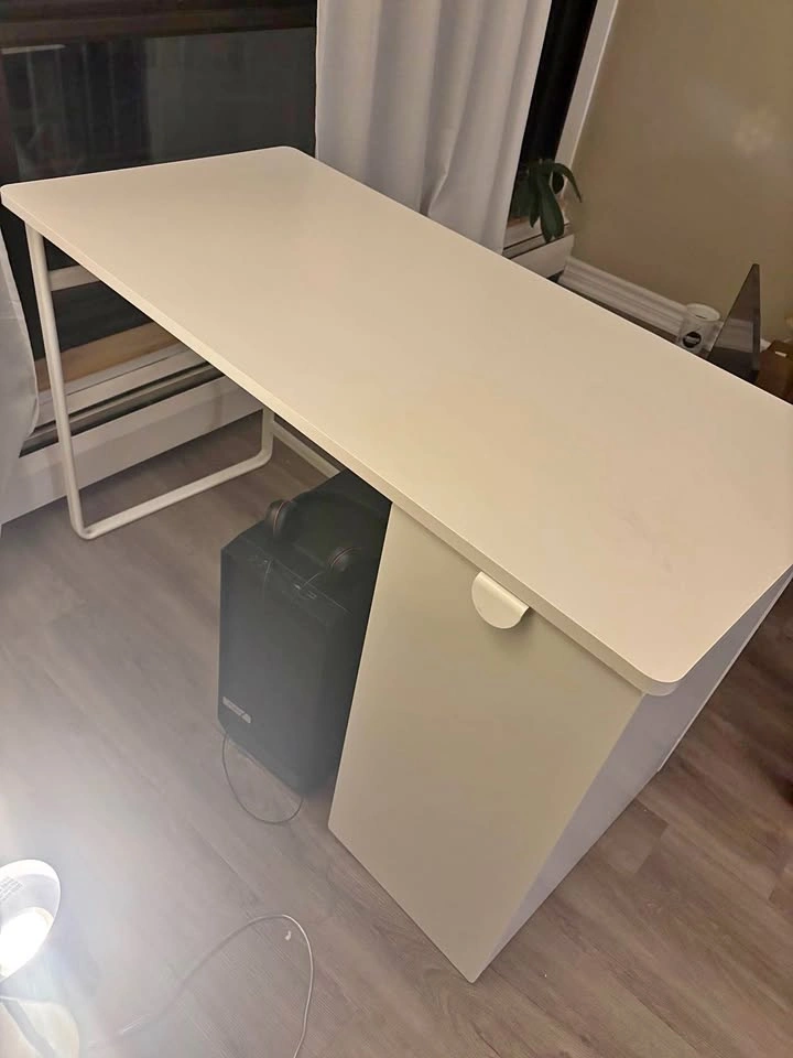 Desk with side drawer
