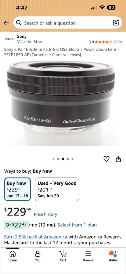 Sony E 16-50mm f/3.5-5.6 PZ OSS Lens (SELP1650) - photo 5