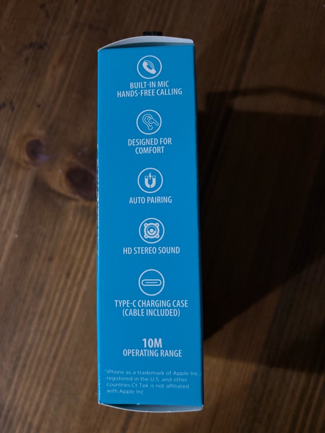 CT Tek True Wireless Stereo Earbuds -giftable - photo 2
