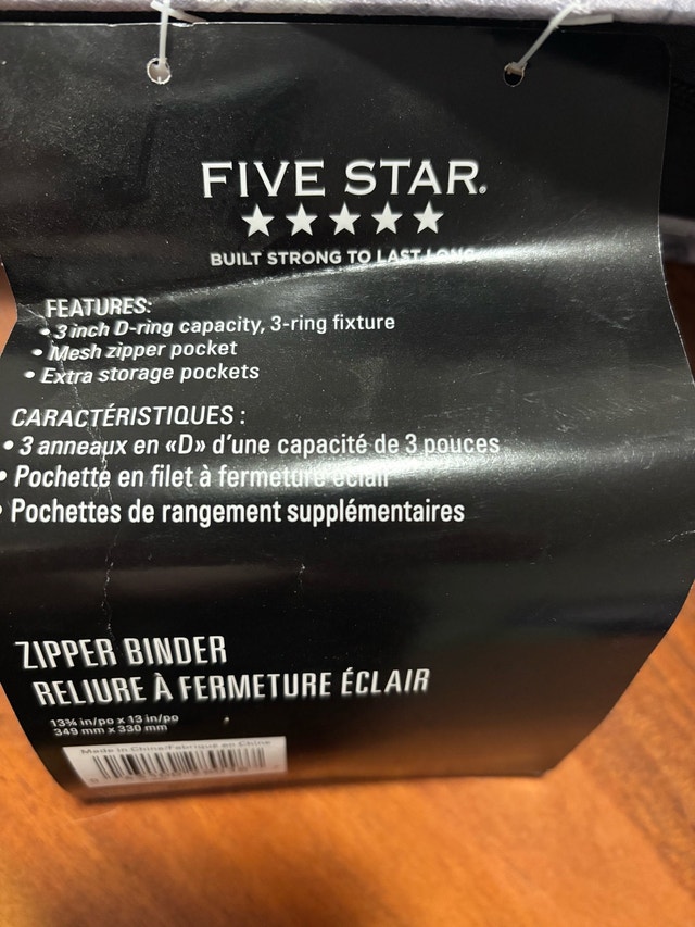Five Star Binder(s) x 4 - NEW with tags - photo 2