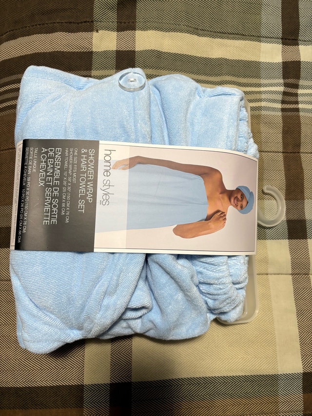 Home Styles Shower Wrap & Hair Towel Set