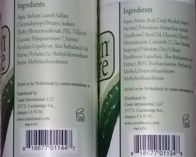 NEW 3Pcs Green Nature Aloe Vera Set-Peeling, Showergel, Bodymilk - photo 4