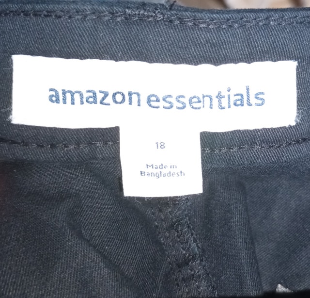 NEW Amazon Essentials 18 Women's Black Shorts - photo 3