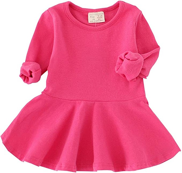NEW 9-18 Months Dresses CSBKS Toddler Baby Girls Long Sleeve - photo 2