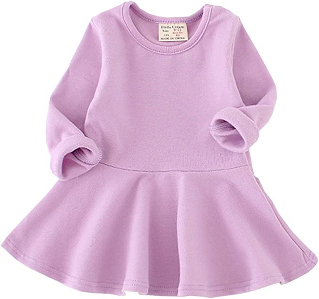 NEW 9-18 Months Dresses CSBKS Toddler Baby Girls Long Sleeve - photo 3