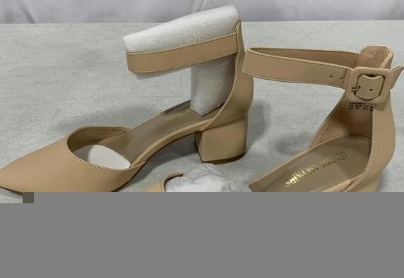 NEW 8.5 Nude DREAM PAIRS ANNEE Pointed Toe Low Heels - photo 3