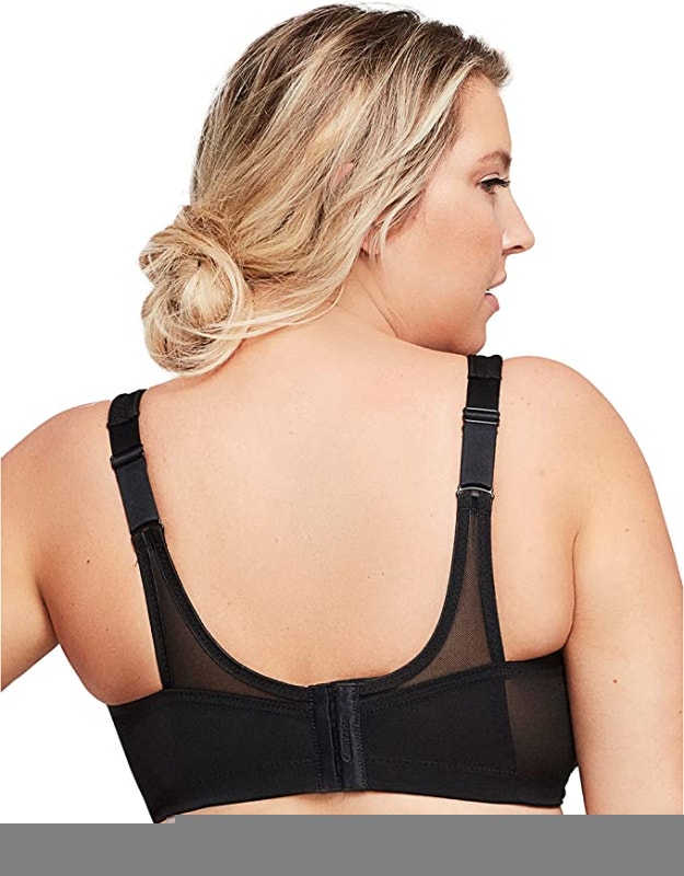 NEW 38I Black Glamorise Womens Full MagicLift Seamless Sport Bra - photo 2
