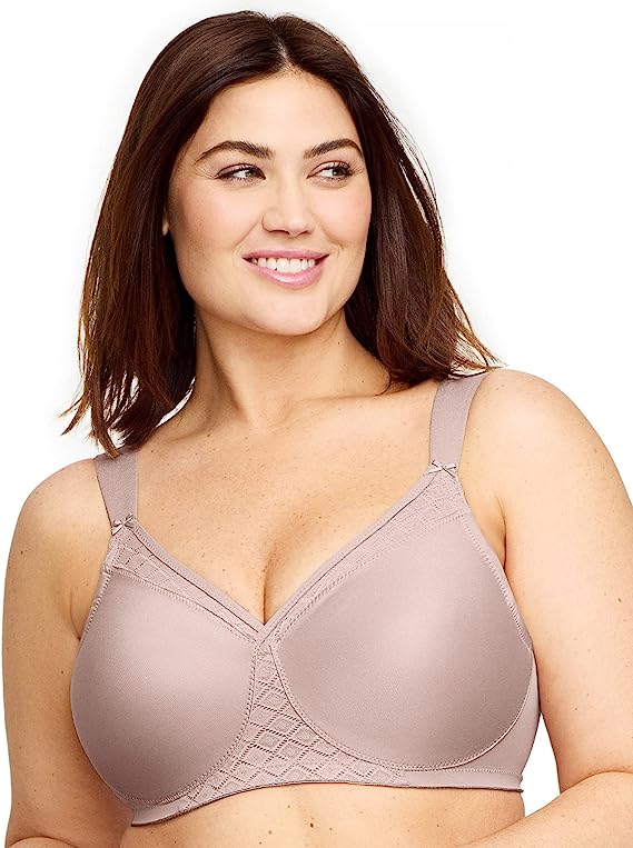 NEW 40H Taupe Glamorise Women's MagicLift Seamless T-Shirt Bra
