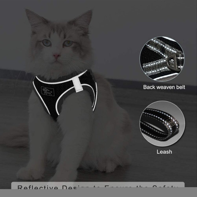 NEW Medium Dog and Cat Universal Harness with Leash - photo 5