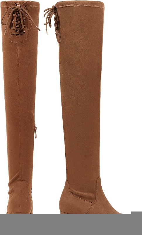 NEW 7.5 Brown DREAM PAIRS Women's Laurence Thigh High Boots - photo 2