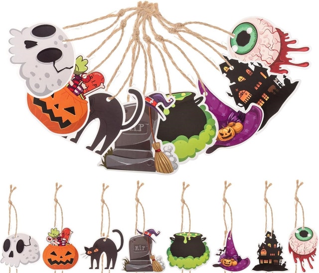 16pcs Halloween Hanging Decoration Halloween Scene Props