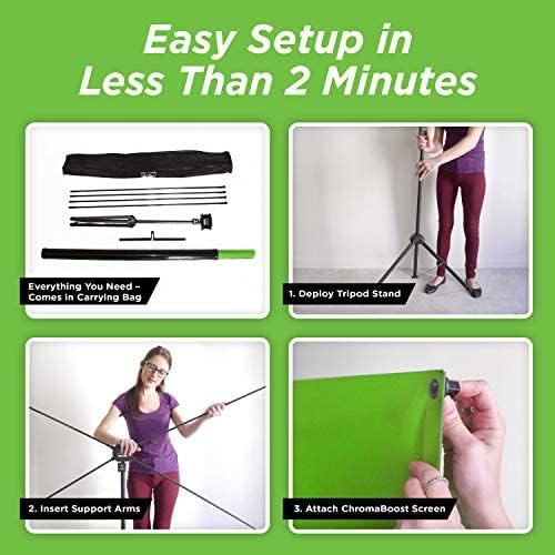 NEW Valera Explorer 90 Inch Portable Green Screen Backdrop - photo 2