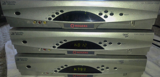 4 Rogers PVR's - Scientific Atlanta 8300 & Cisco Explorer 8642HD - photo 3
