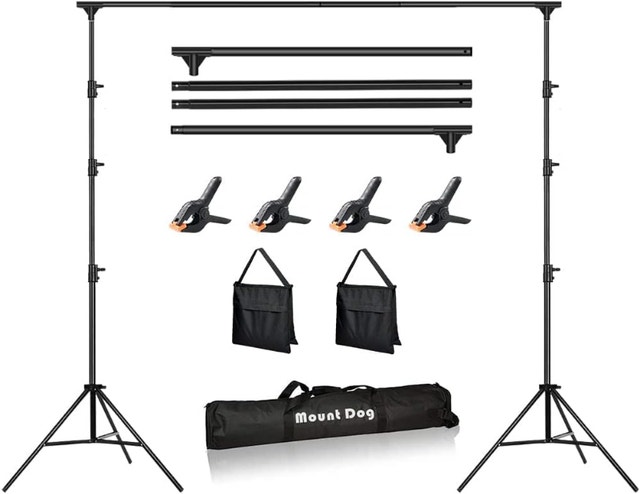 10ft x 10ft Photo Backdrop Stand Kit