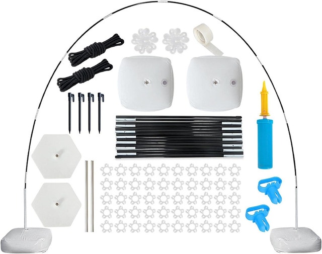 NEW 10FT Adjustable Balloon Arch Kit with Base Column Stand Set
